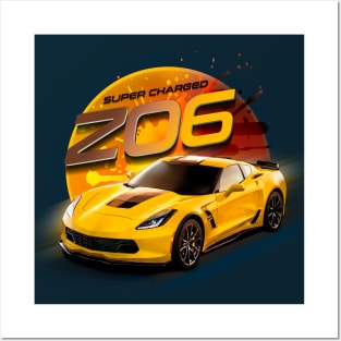 z06 Super Charged Posters and Art